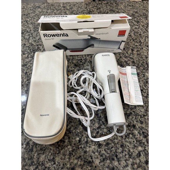 Rowenta Steam‎ Brush Steambrush Dress Fit Travel Garment Steamer w/ Bag DA-55 - Picture 2 of 6